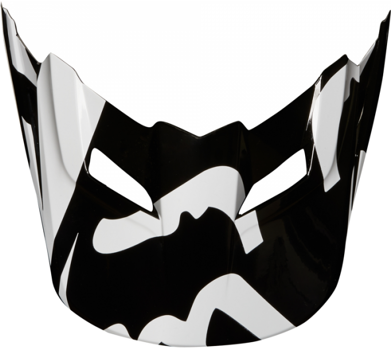 Козырек К Шлему Fox V1 Race Helmet Visor Black - Fox Racing Mx18 V1 Helmet Visor-race Clipart (800x800), Png Download