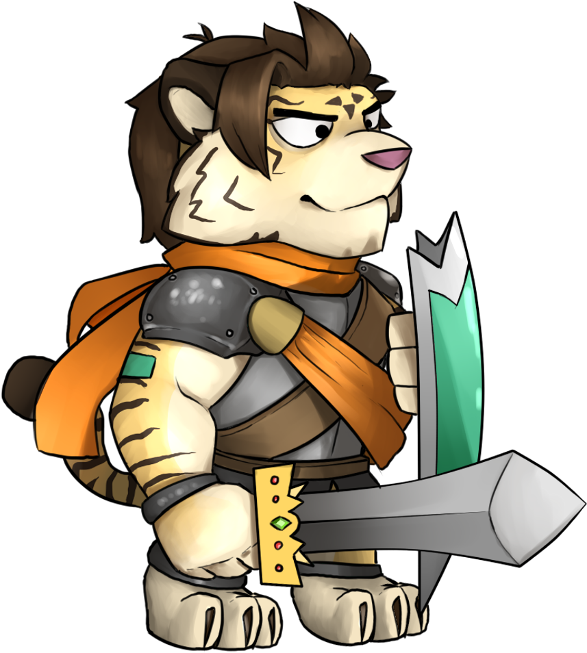 Hikari Sword And Shield - Cartoon Clipart (1000x1000), Png Download