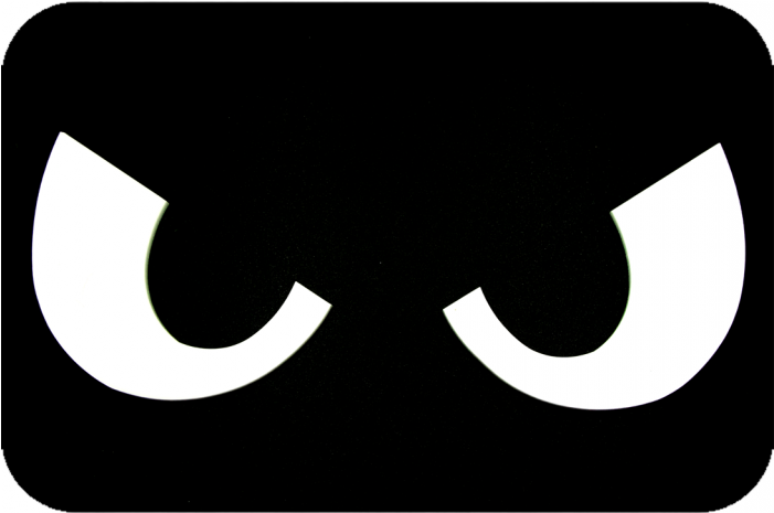 Angry Eyes Cartoon Png Clipart (700x700), Png Download