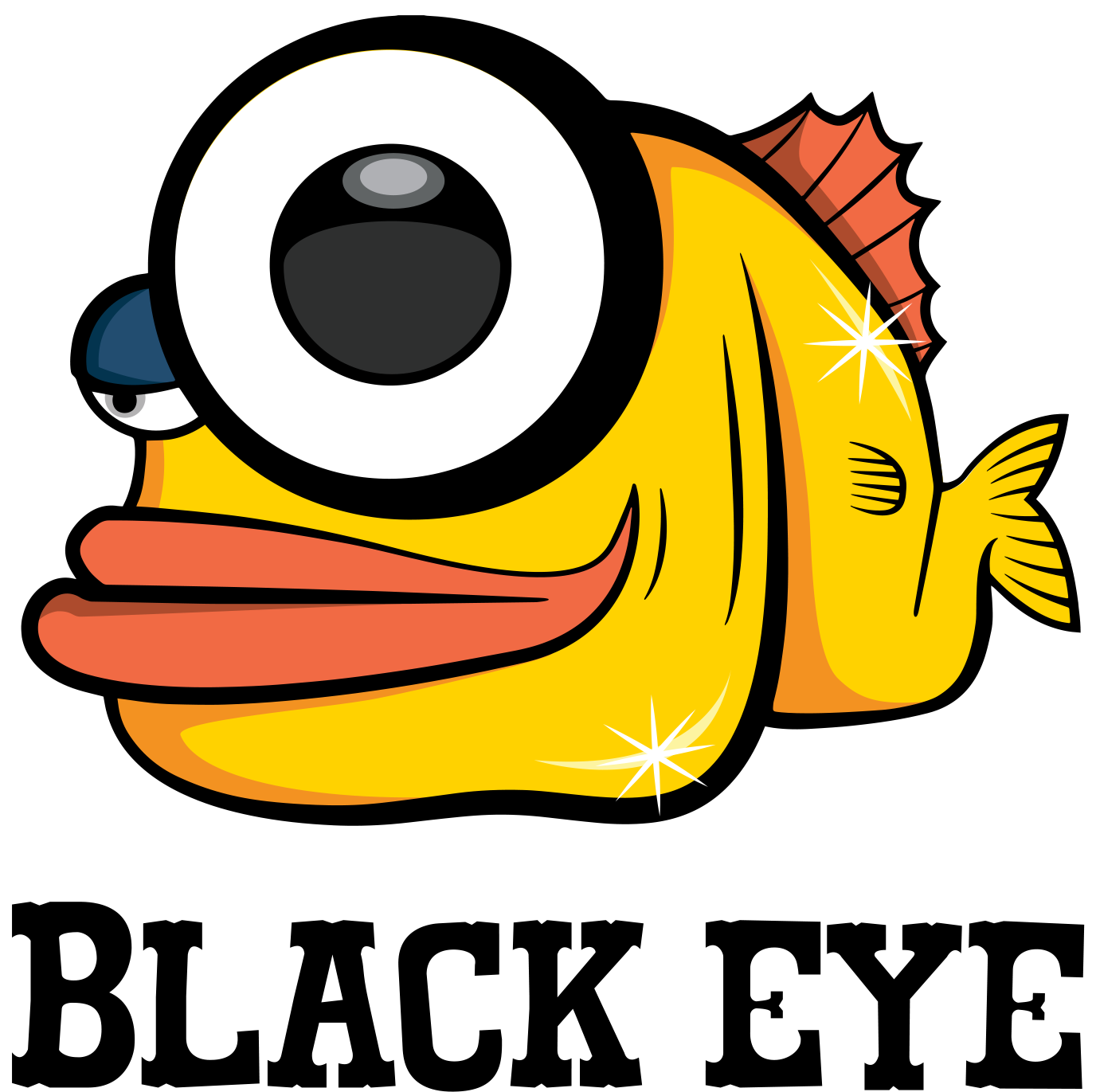 Black Eye Logo Clipart (1400x1379), Png Download