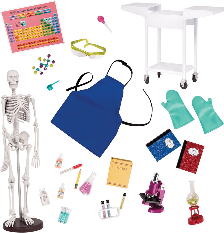 Doll House Furniture - Our Generation School Supplies Clipart (1050x1050), Png Download