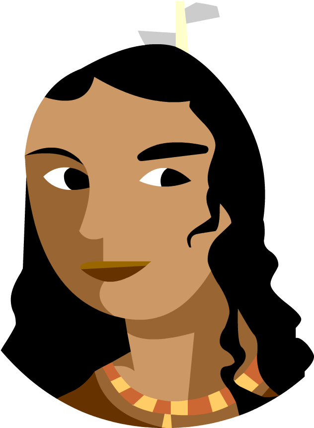 Pocahontas - Illustration Clipart (880x880), Png Download