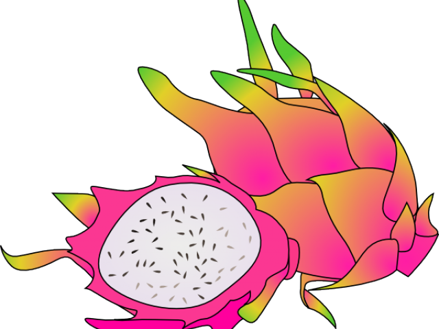 Pitaya Clipart Cartoon - Dragon Fruit Clipart - Png Download (640x480), Png Download