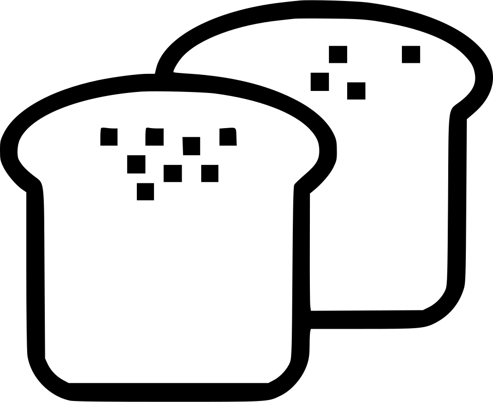 Bread Slice Comments - Bread Clipart (980x800), Png Download