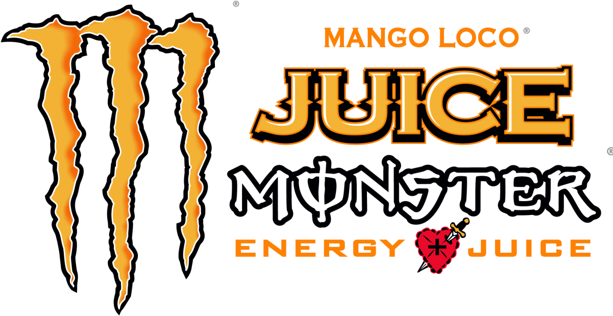 Monster Energy Mango Loco Heart Clipart (1200x627), Png Download