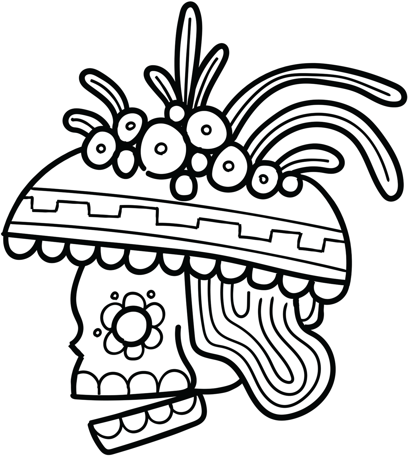 La Catrina An Icon Of Mexico's Día De Los Muertos - Catrina Png Clipart (1800x1800), Png Download
