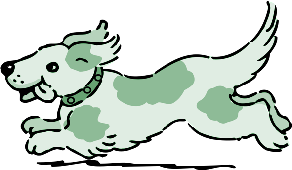 Dog News Here's Your Dog News - Cartoon Dog Running Gif Clipart (800x800), Png Download