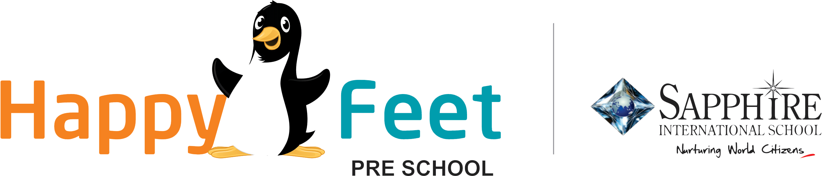 Happy Feet Clipart (2794x618), Png Download