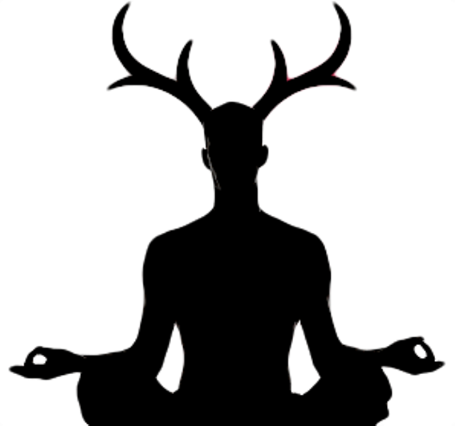 Featuring Pagandharma - Person Doing Yoga Silhouette Clipart (641x600), Png Download