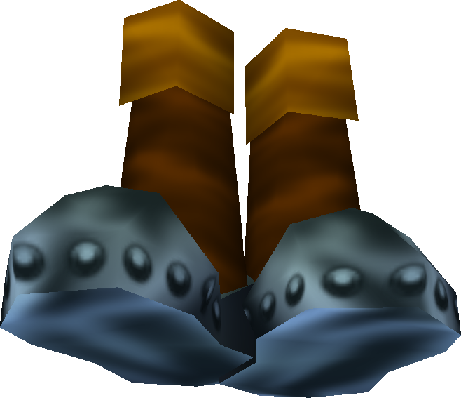 Image Boots Ocarina Of Time Png Zeldapedia - Botas De Hierro Zelda Clipart (658x567), Png Download