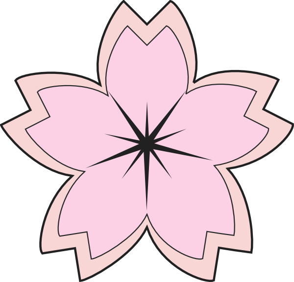 Flowers Clipart Black And White - Png Download (600x576), Png Download