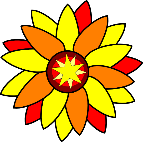 Sunflower Clip Art - Png Download (600x598), Png Download