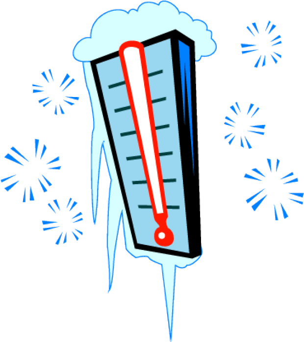 Things To Know For Wednesday - Cold Temperature Clipart (620x698), Png Download