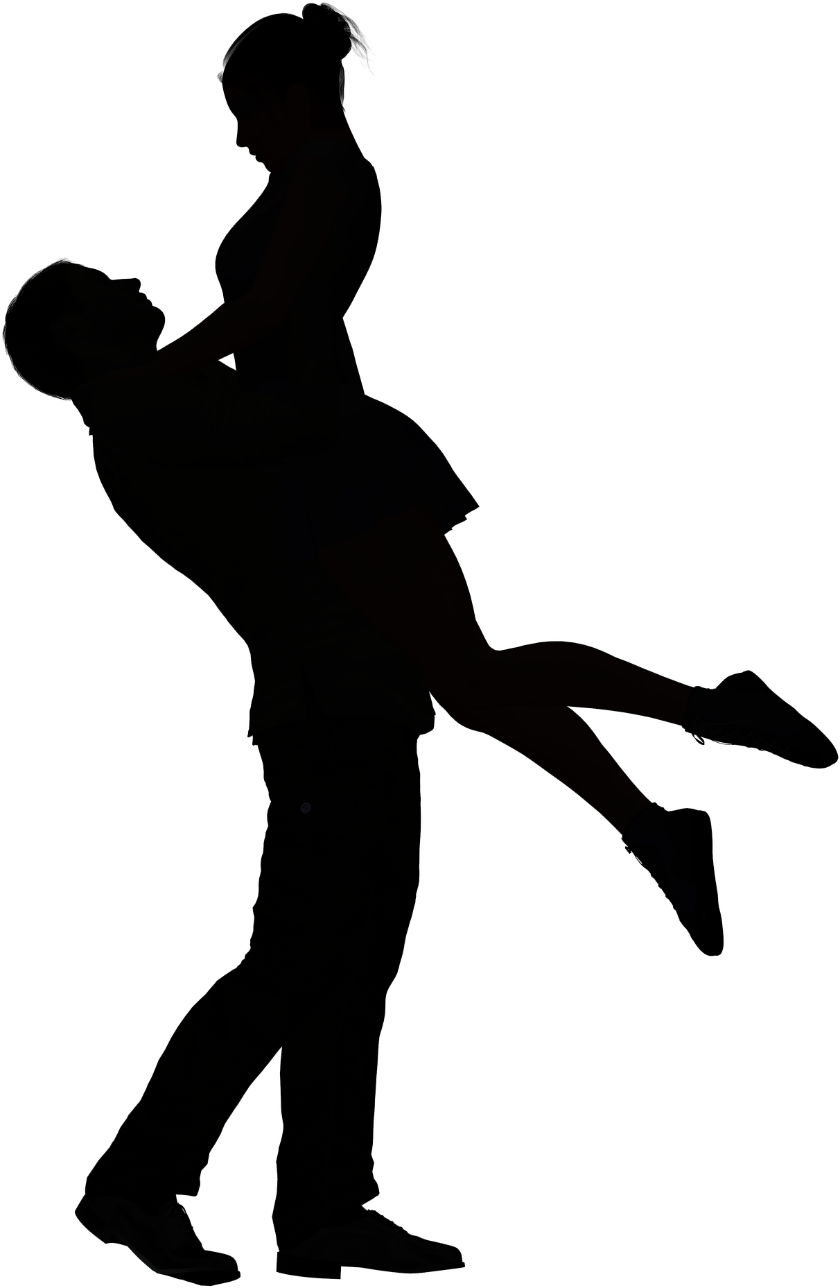 5 Unusual Types Of Dating Culture Around The World - Couple Silhouette Png Clipart (1755x1920), Png Download