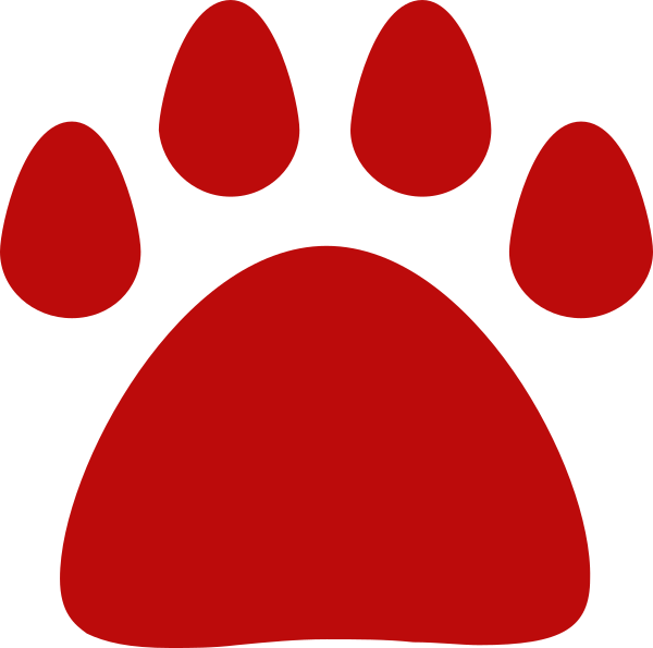 Dog Paw Blue Logo Clipart (600x595), Png Download