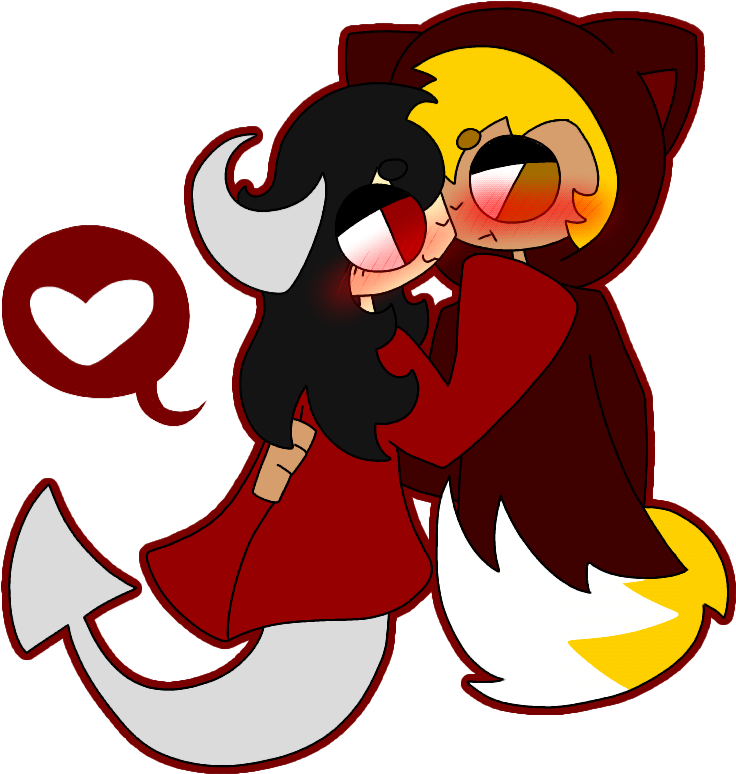 He Looks Cute When He's Embarrassed ^//^ - Cartoon Clipart (775x820), Png Download