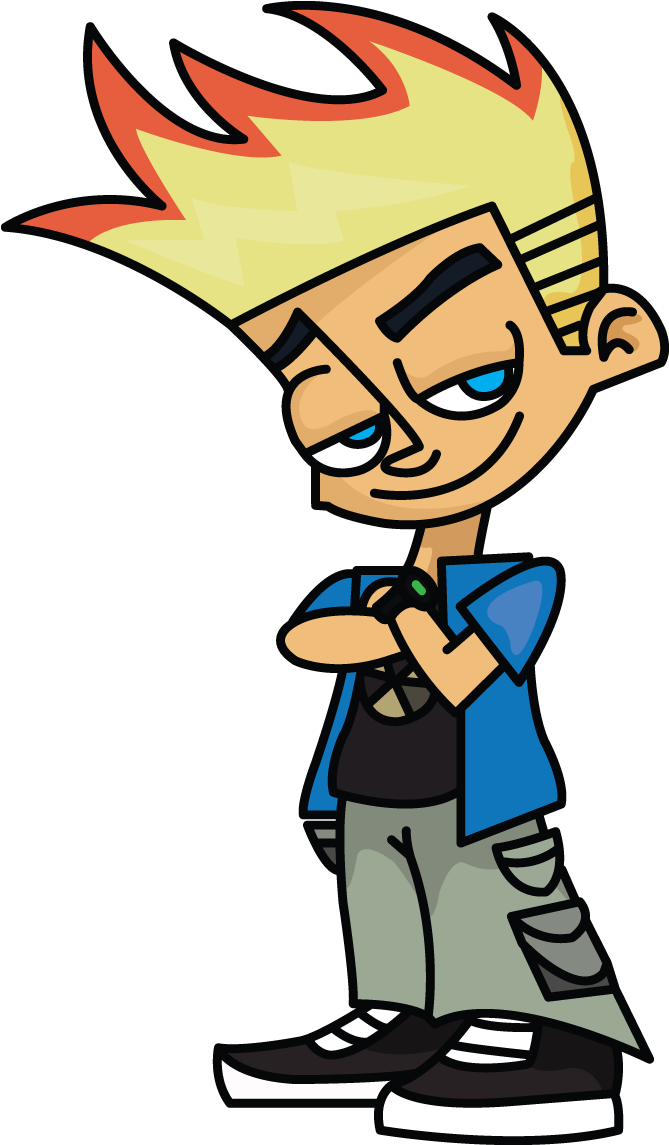 Johnny Http Drawingmanuals Com Manual How To - Cartoon Character Johnny Test Clipart (720x1280), Png Download