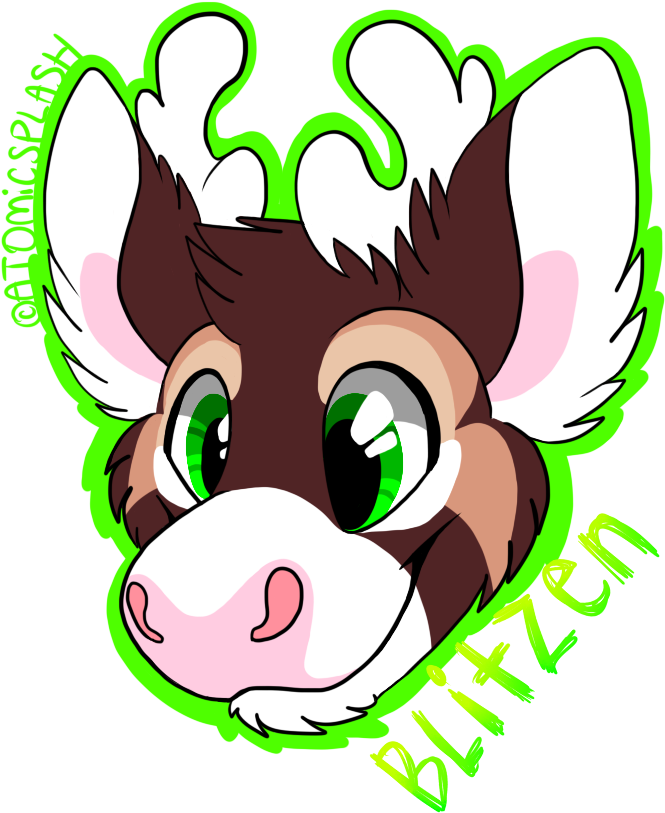 Blitzen - Fur Clipart (864x864), Png Download