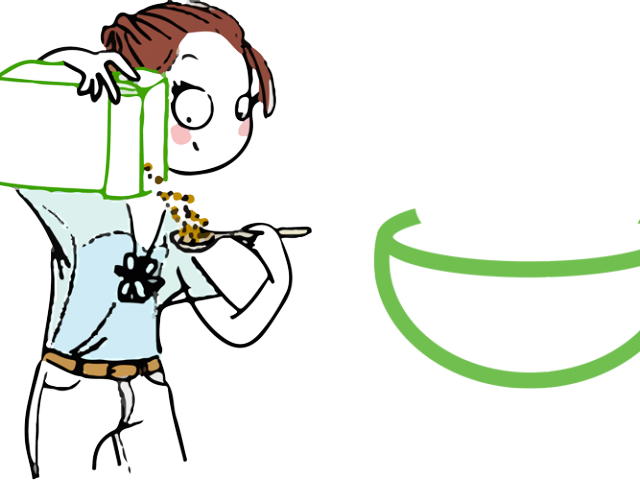 Oatmeal Clipart Cold Cereal - Serving Size - Png Download (640x480), Png Download