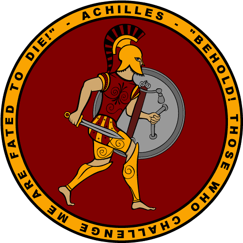 Achilles Ancient Greek Pencil And In Color - Achilles Clipart (600x600), Png Download