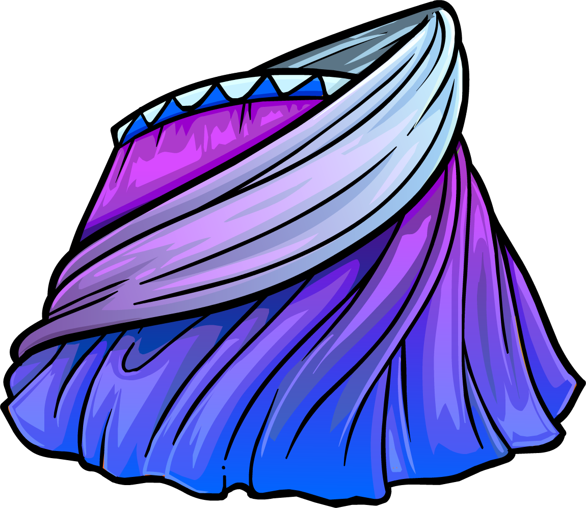 Fairy Princess Dress Icon - Club Penguin Outfits Blue For Girls Clipart (1150x998), Png Download