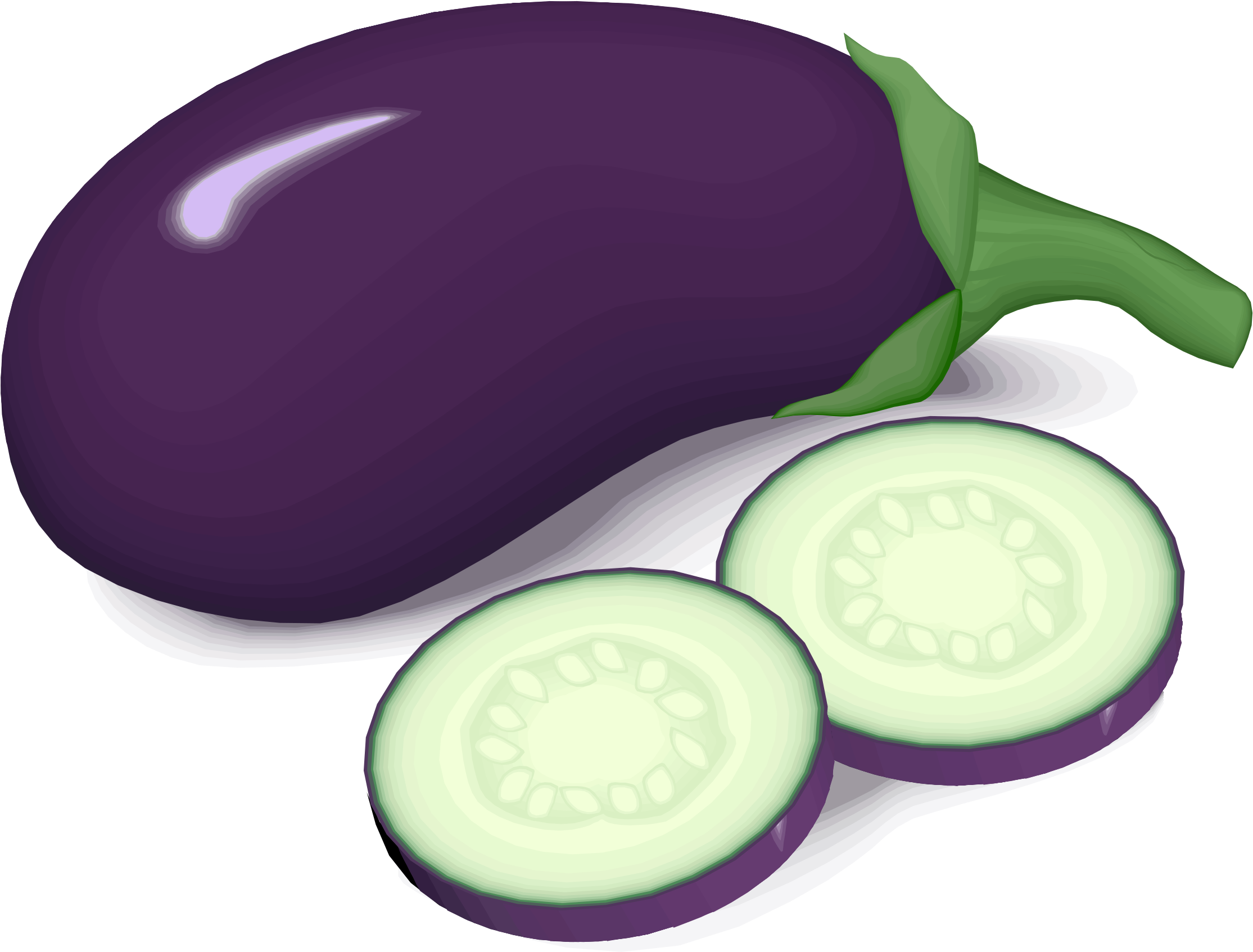 Free Stock Photo Of Purple Eggplant Vector Clipart - Purple Thing - Png Download (2400x1930), Png Download