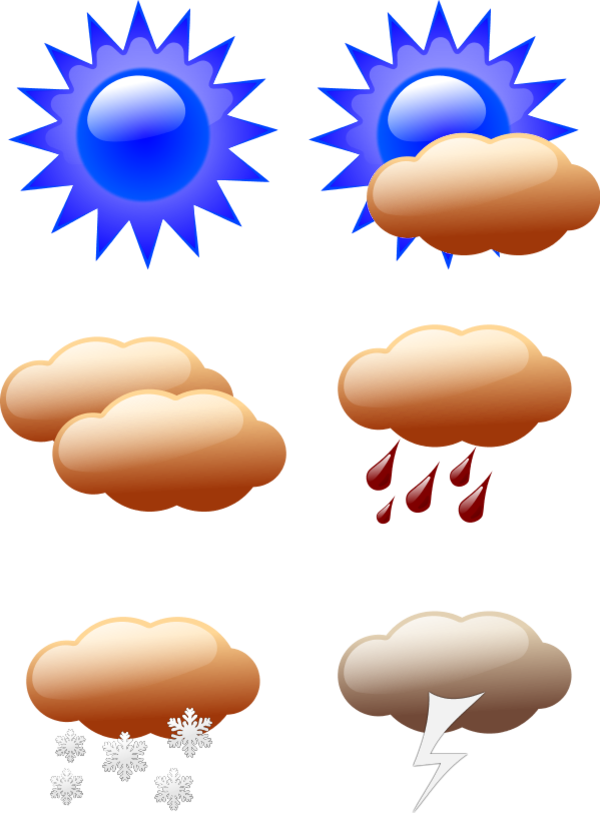 Vector Clip Art - Weather Activities - Png Download (600x813), Png Download