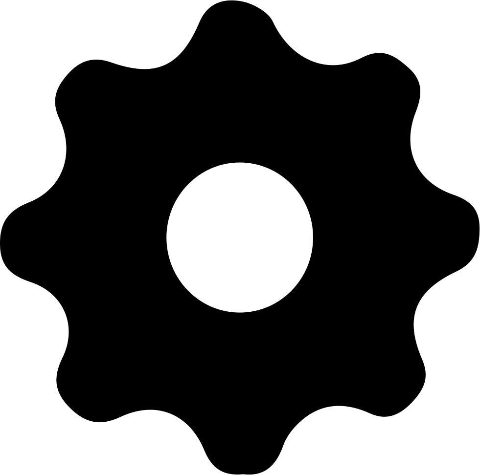 Setting Clipart Black Png - Icon Transparent Png (981x972), Png Download