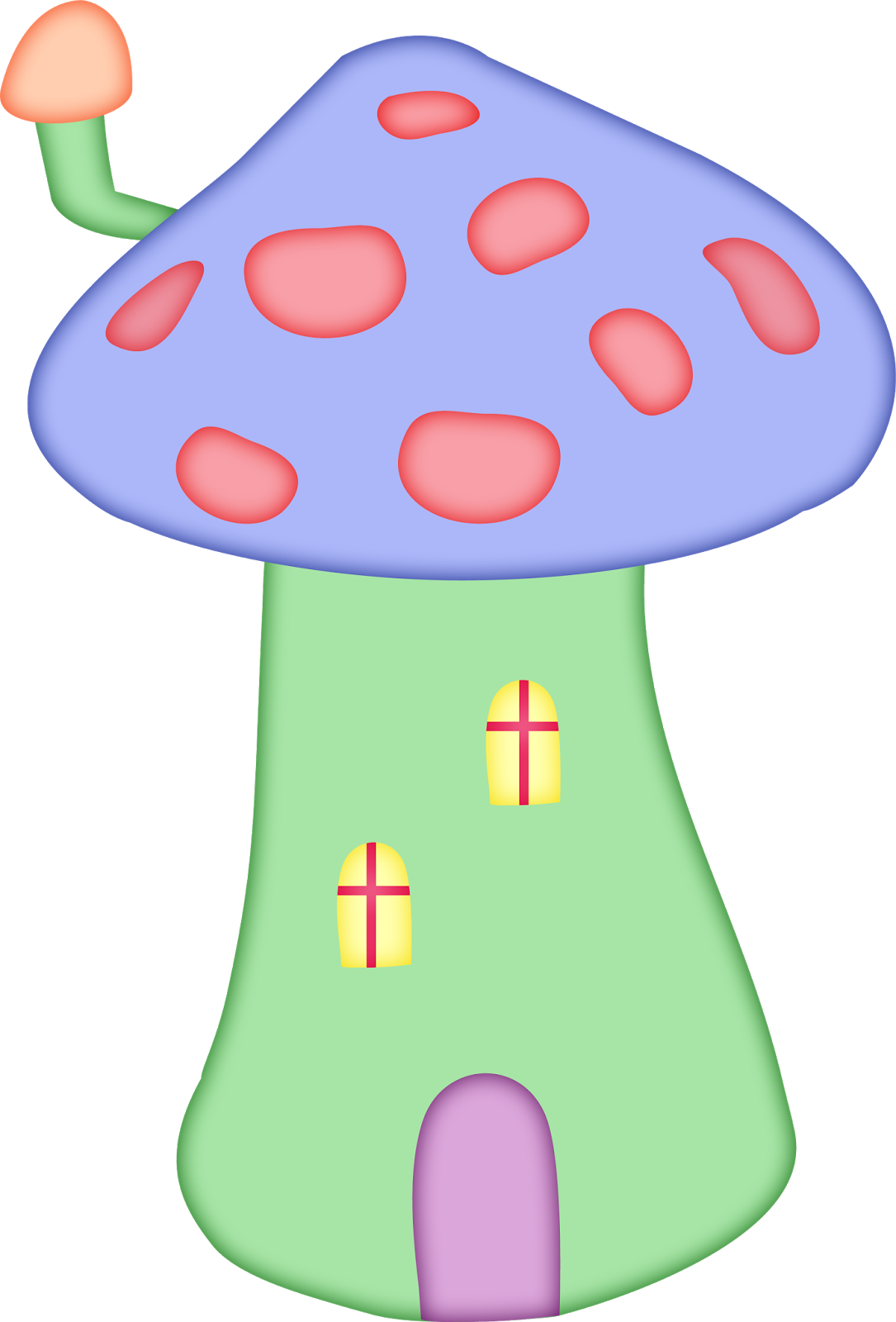 Clipart Jardín Encantado - Mushroom - Png Download (1085x1600), Png Download