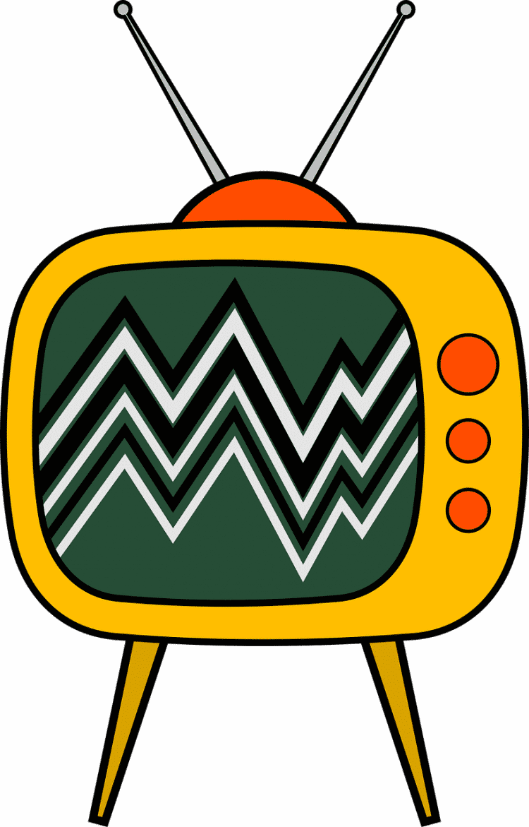 Antenna Cartoon Clipart Aerials Clip Art - Tv Cartoon Png Transparent Png (750x1171), Png Download