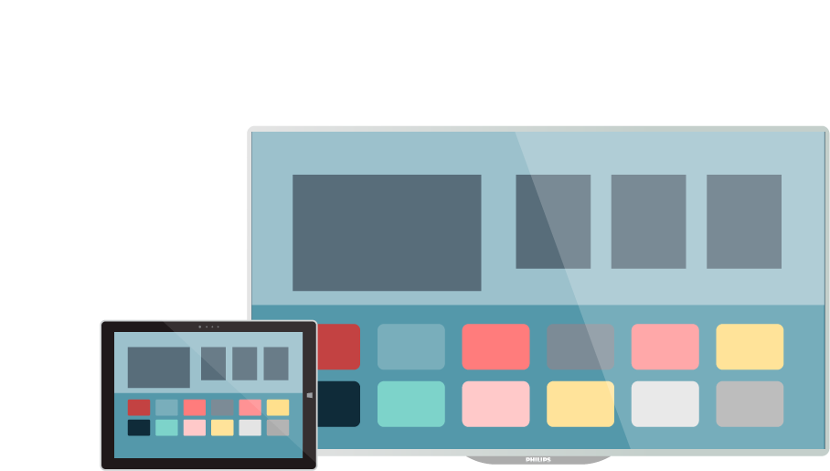 Is Intrinsically Optimized For The Philips Tv Hardware - Flat Panel Display Clipart (1000x575), Png Download