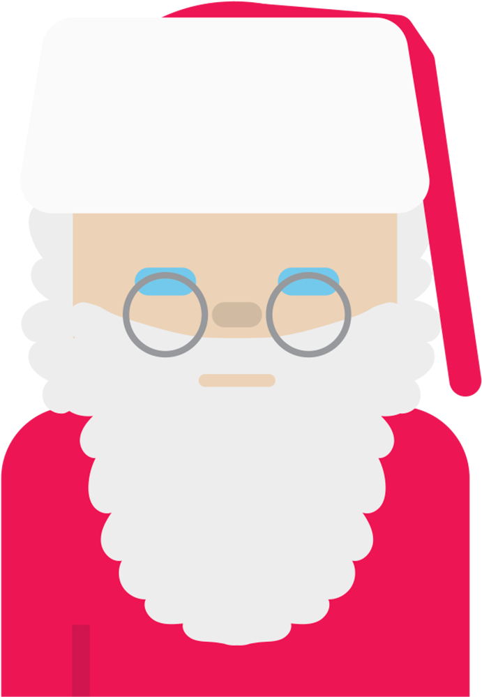 Download Image - Santa Claus Clipart (1000x1000), Png Download