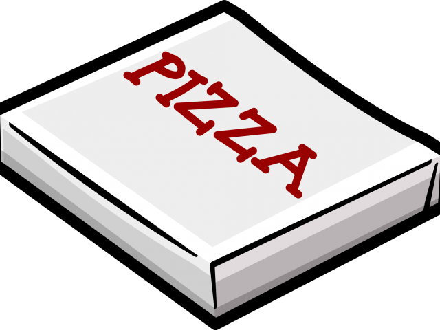 Club Clipart Pizza - Caja De Pizza Dibujo - Png Download (640x480), Png Download