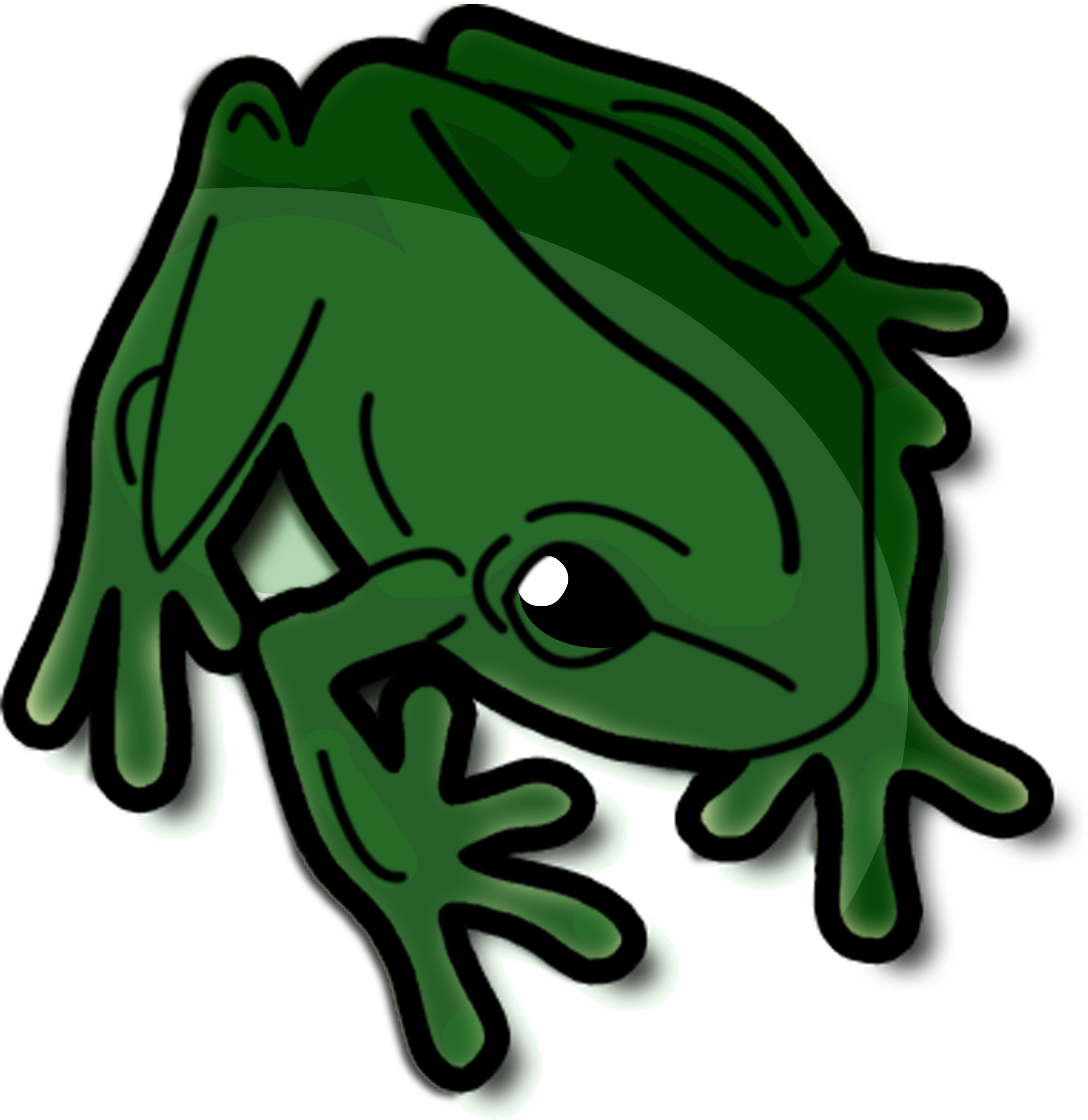 Cartoon Toads 25, Buy Clip Art - Nature - Png Download (605x622), Png Download