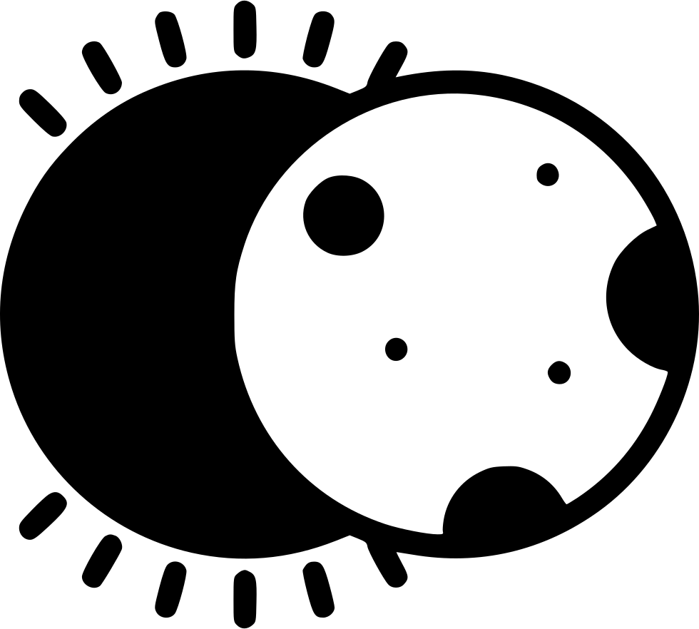 Solar Eclipse Comments - Icon - Png Download (980x882), Png Download