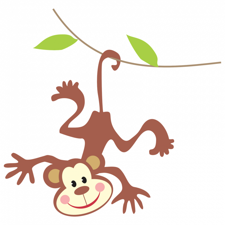 Small Size - Monkey Free Clipart - Png Download (775x775), Png Download