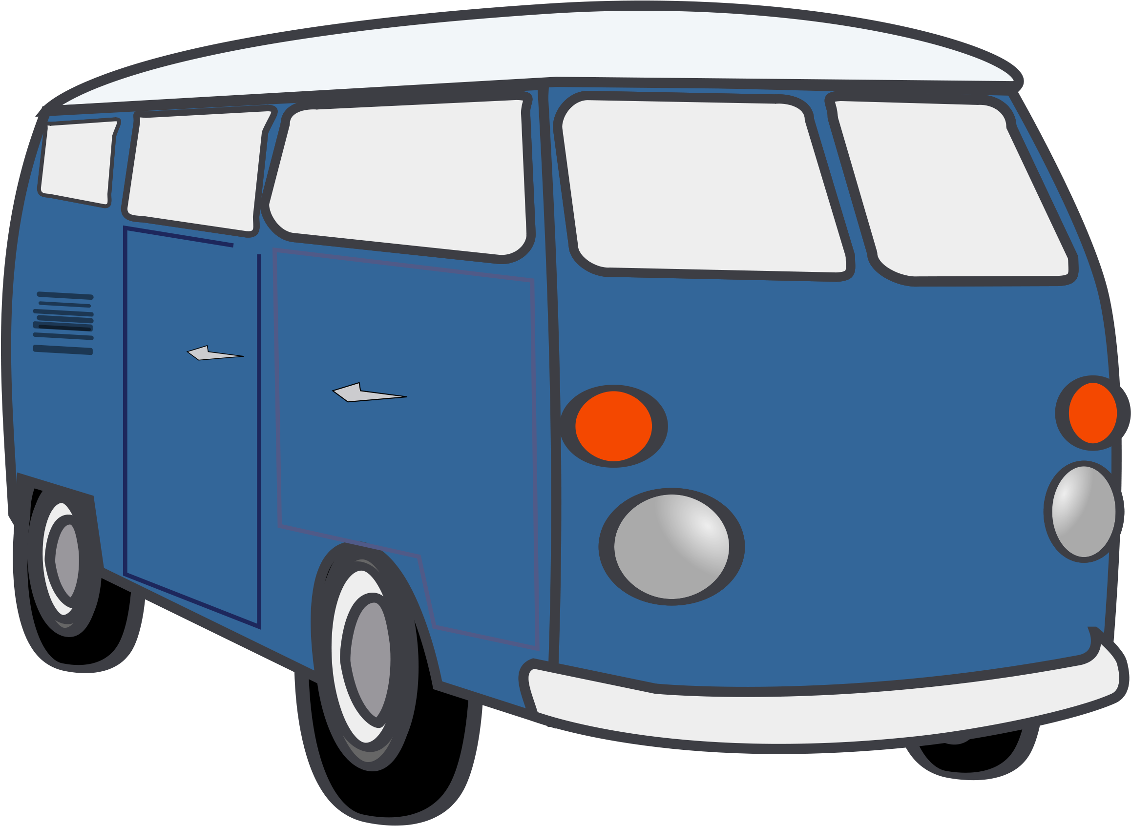 Library Clipart Bus - Car - Png Download (2400x2112), Png Download