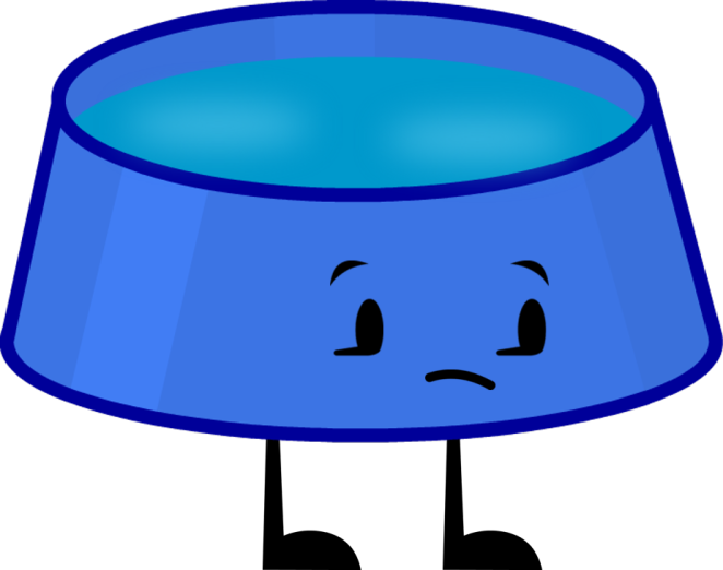 Dog Bowl Pose Clipart (662x522), Png Download