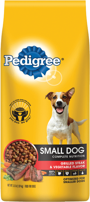 Pedigree Sm Breed Steak - Pedigree Small Dog Adult Complete Nutrition Grilled Clipart (750x750), Png Download