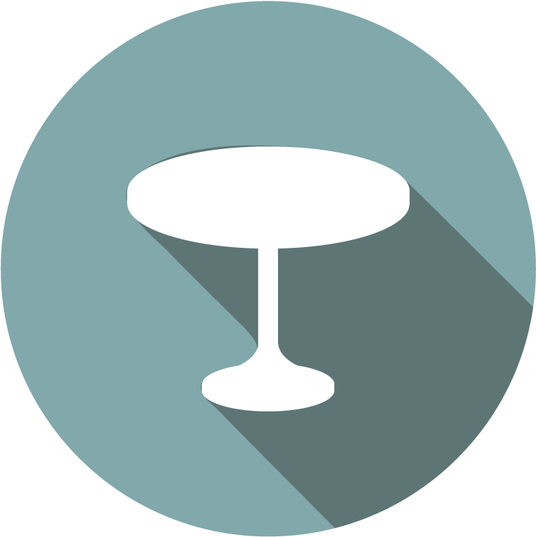 Tables - Circle Clipart (800x800), Png Download