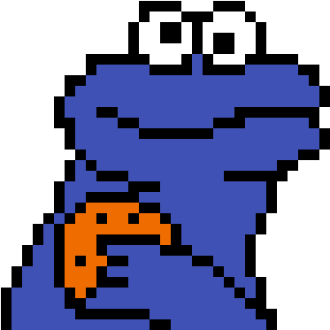 Cookie Monster - Minecraft Clipart (1200x1200), Png Download