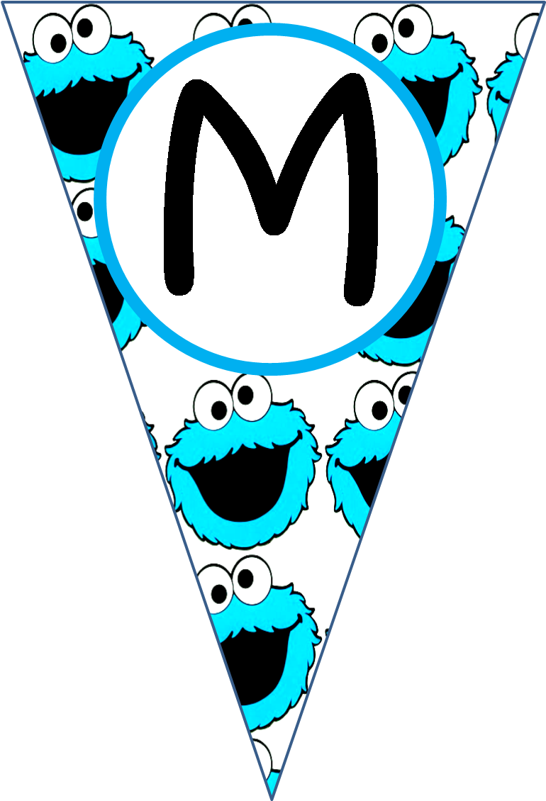 I Couldn't Find What I Was Looking For, So I Used Power - Banderines Del Monstruo Come Galletas Clipart (787x1162), Png Download