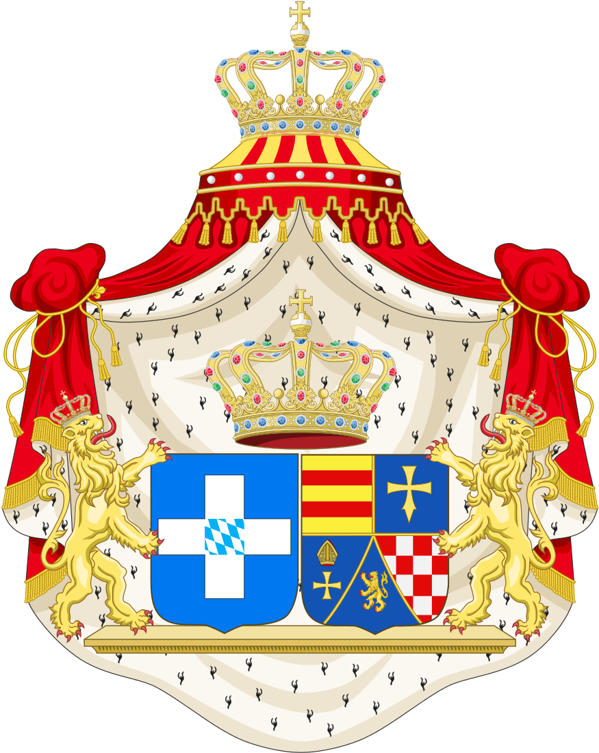 Amalia Of Oldenburg - Greece Coat Of Arms Clipart (893x1104), Png Download