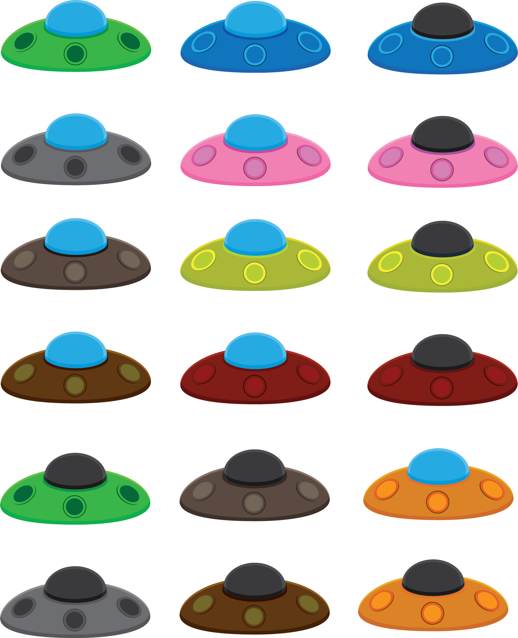 Ufo Clipart Sprite - Png Download (1661x2043), Png Download