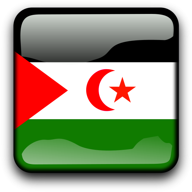 Flag Of Western Sahara Png Images Clipart (600x600), Png Download