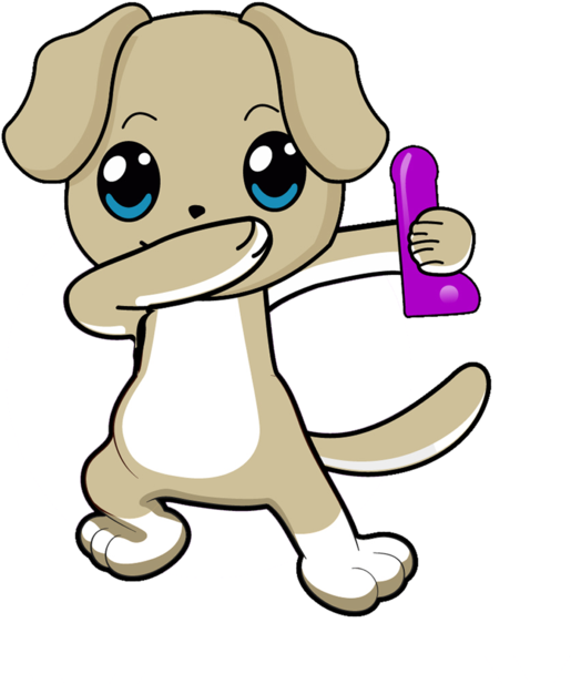 Puppy Style - Cartoon Clipart (800x687), Png Download