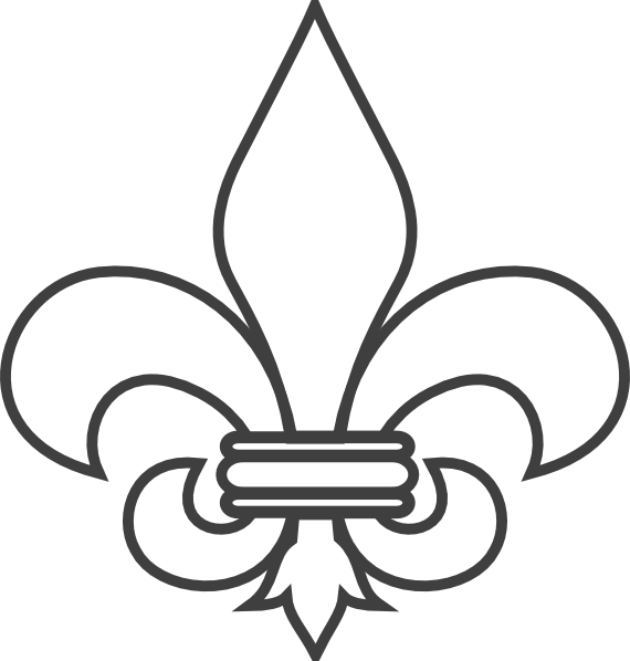 Fleur De Lis Clipart (570x598), Png Download