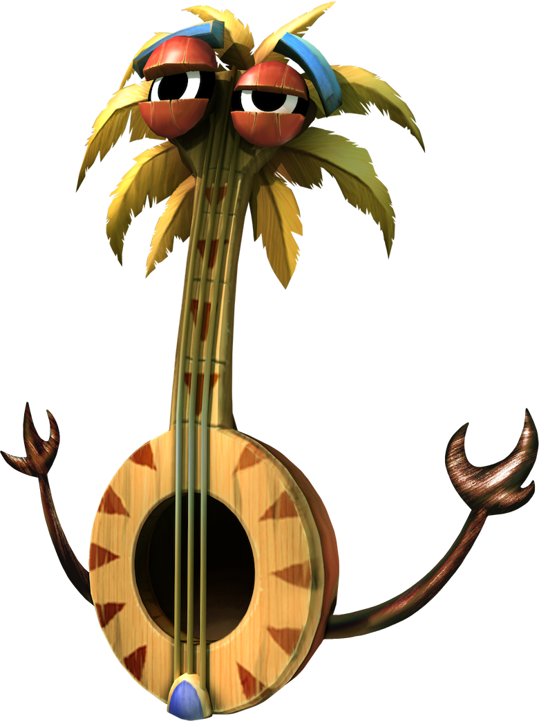 Donkey Kong Country Returns Gong Tiki Clipart (780x1043), Png Download