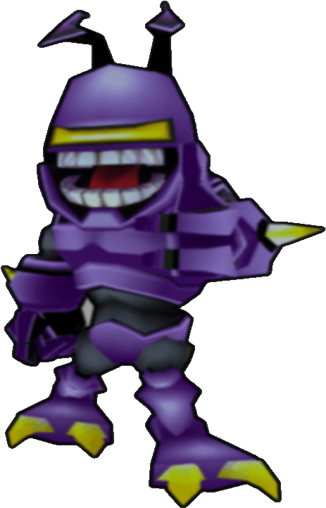 Dark Purple Bat - Crash Bandicoot Twinsanity Ant Clipart (465x732), Png Download