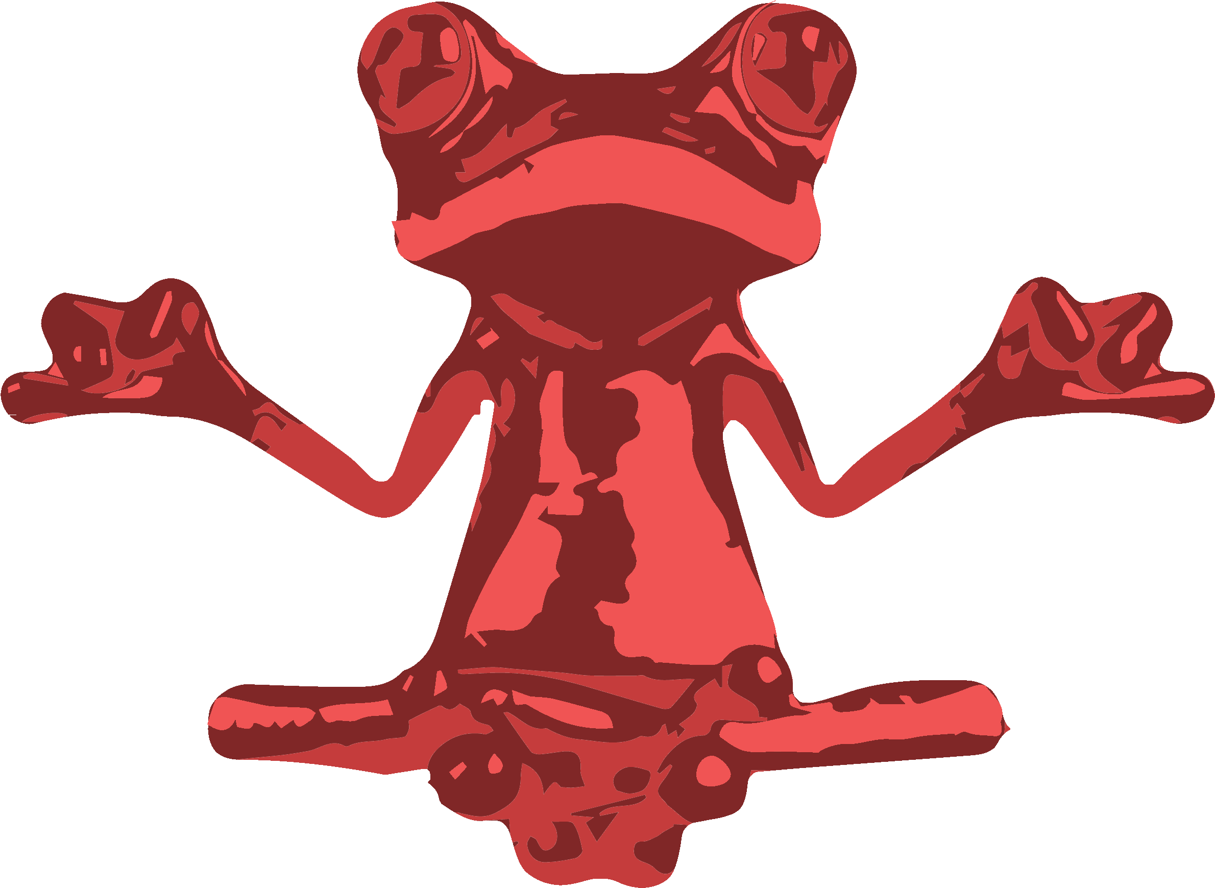 Respect - Grenouille Clipart (2526x1978), Png Download